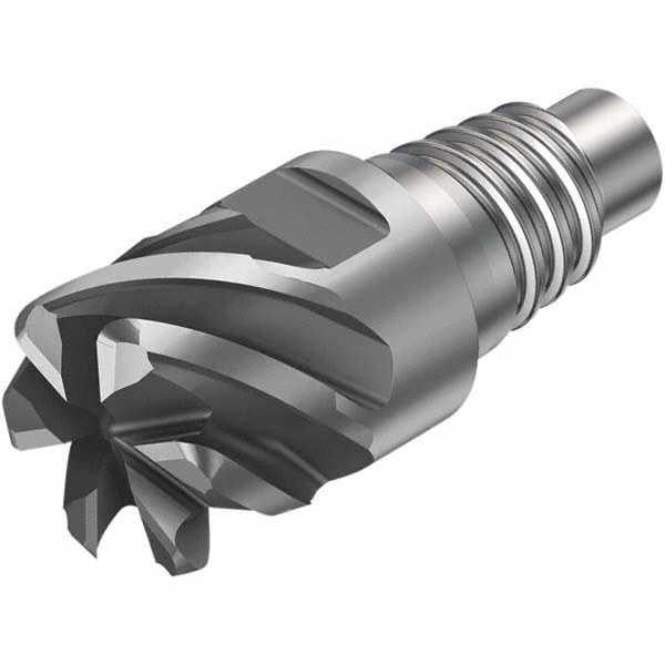 Corner Radius End Mill Head: 6 Flutes