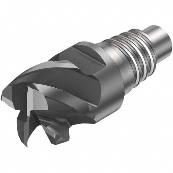 12mm Mill Diam, 6.5mm LOC, 6.5mm OAL, 4 Flute Square End Mill Head