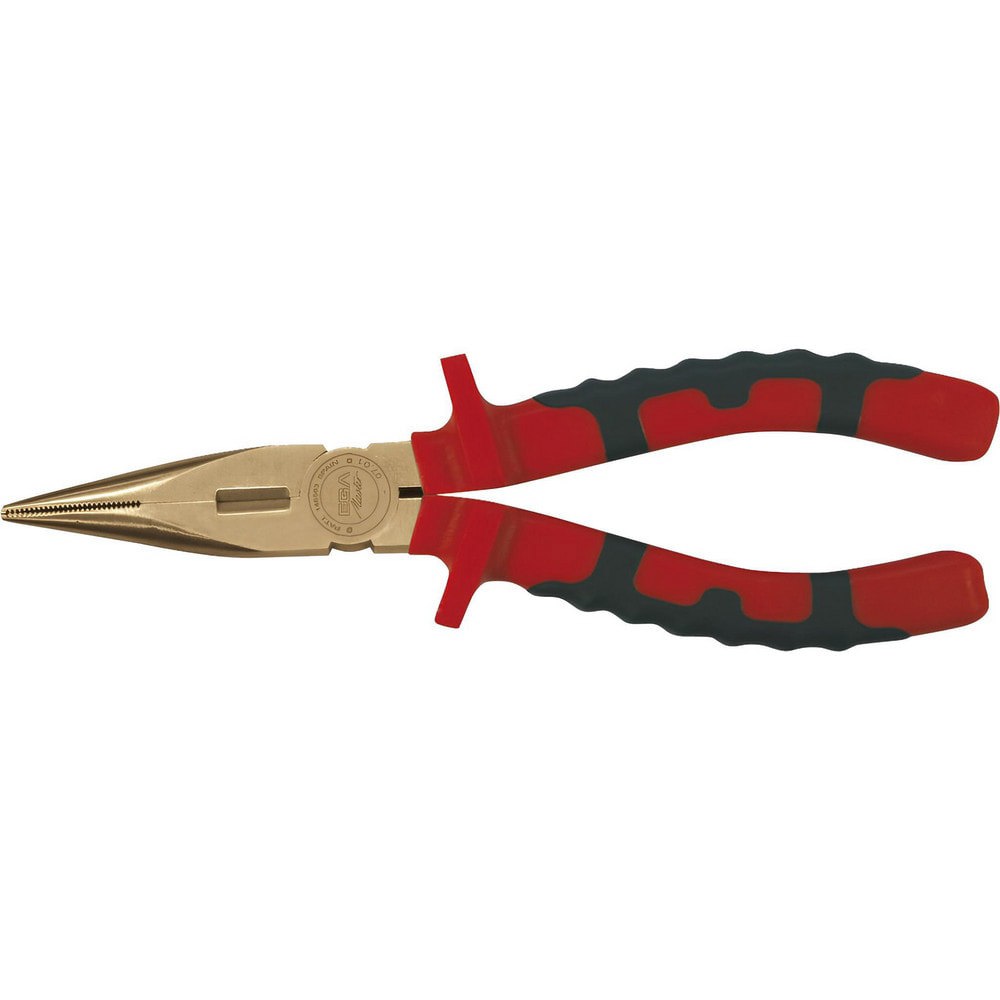 Long Nose Pliers; Pliers Type: Long Nose Pliers ; Jaw Texture: Serrated ; Jaw Length (mm): 51.00 ; Jaw Width (mm): 20.00 ; Jaw Bend: 0 ; Handle Type: Ergonomic; Non-Slip