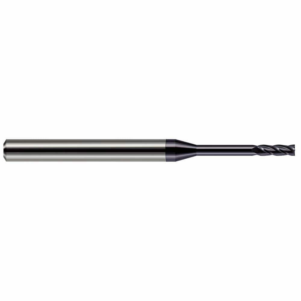 Square End Mill: 0.035'' Dia, 0.105'' LOC, 1/8'' Shank Dia, 1-1/2'' OAL, 2 Flutes, Solid Carbide