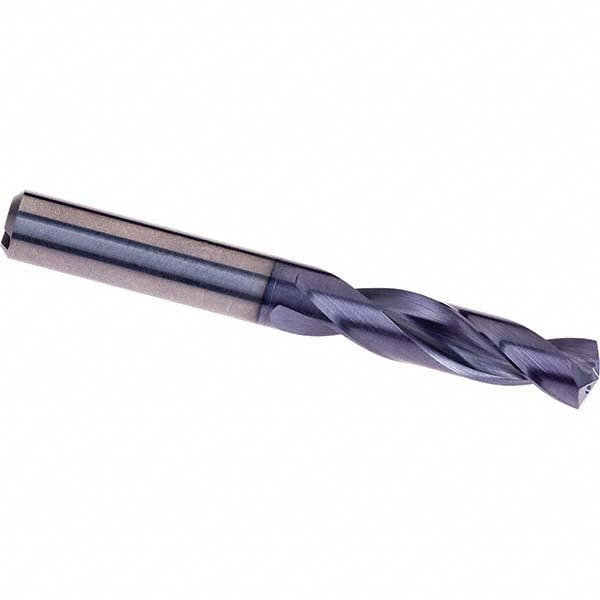 Screw Machine Length Drill Bit: 7.40 mm Dia, 140 deg Point, Solid Carbide