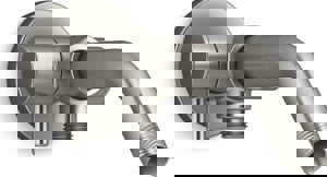 BENT SHWR ARM AND FLG W/DIV BN