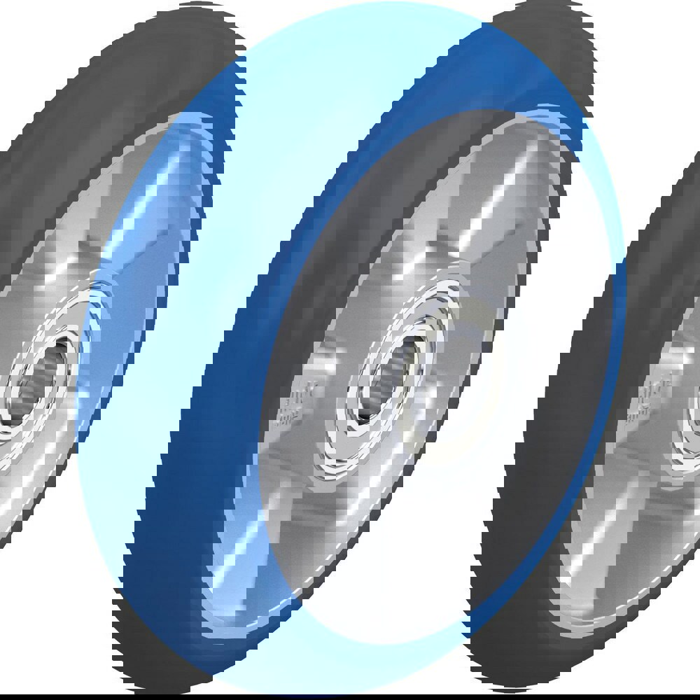 Caster Wheels; Wheel Type: Rigid; Swivel ; Wheel Diameter (Inch): 6-5/16 ; Bearing Type: Ball ; Wheel Width (Inch): 2 ; Wheel Core Material: Die-Cast Aluminium ; Wheel Material: Polyurethane