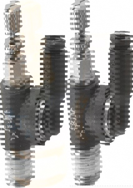 Air Flow Control Valve: Miniature Swivel Outlet Flow Control, Tube x NPT, 5/32