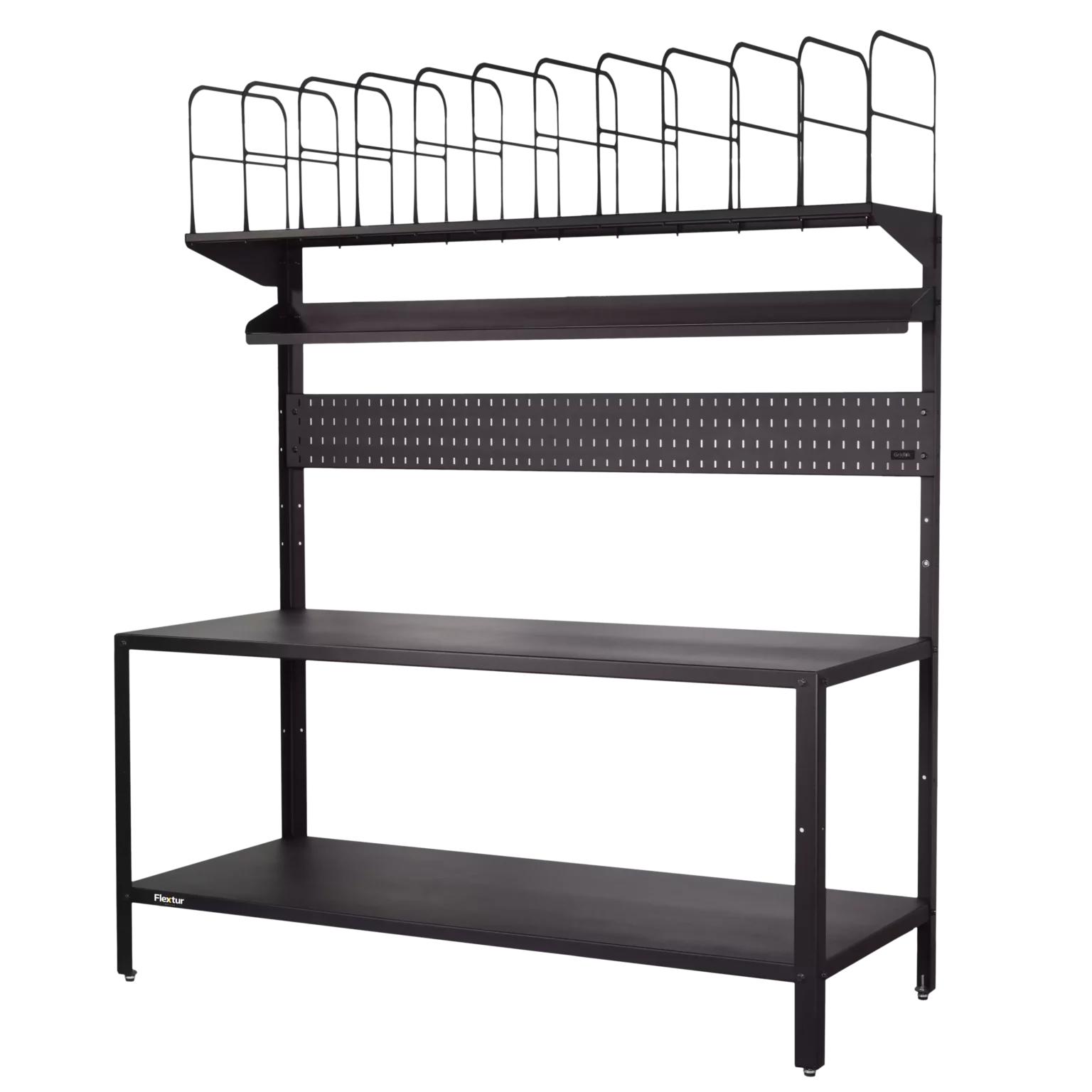 Stationary Work Benches, Tables; Bench Style: Packing Bench ; Edge Type: Radius ; Leg Style: Fixed ; Depth (Inch): 72 ; Maximum Height (Inch): 85 ; Load Capacity (Lb.): 220