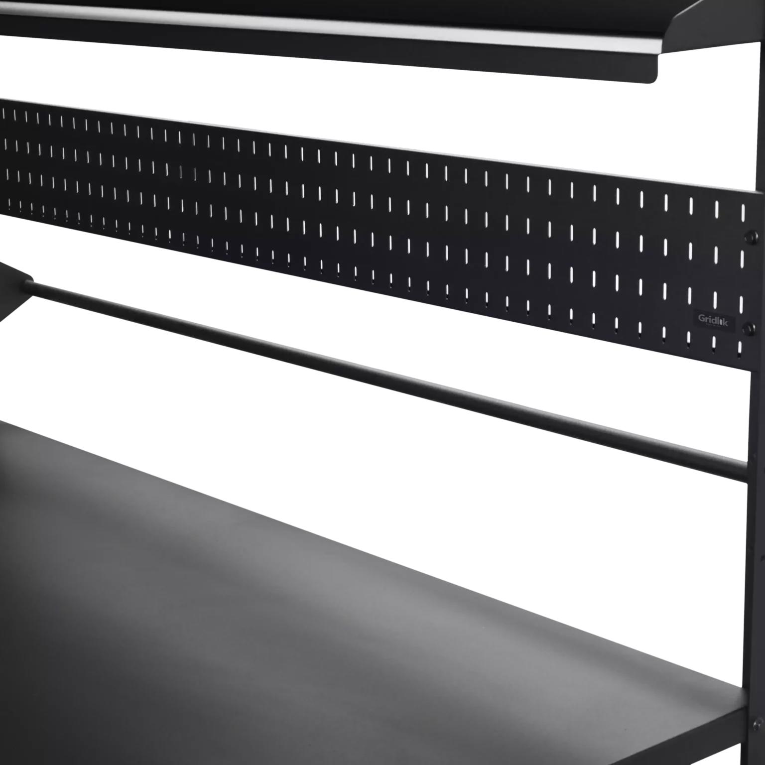 Peg Board Accessories; Type: Packing Station Roll Holder ; Material: Steel ; For Use With: Flextur Metal Packing Station ; Includes: (1) Packing Station Steel Roll Holder ; UNSPSC Code: 24102100