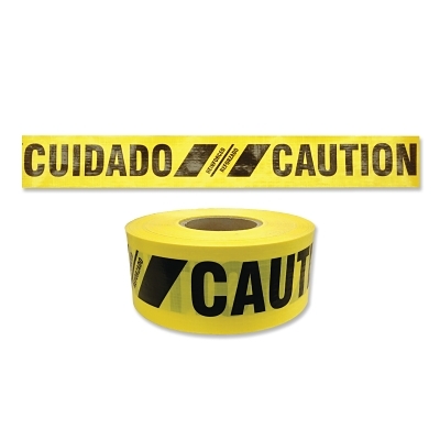 REINFORCED CAUTION CUIDADO TAPE 3