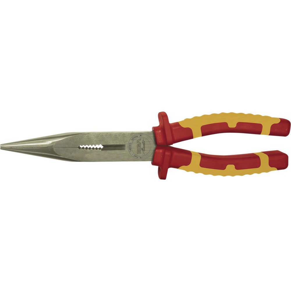 Long Nose Pliers; Pliers Type: Long Nose Pliers; Insulated ; Jaw Texture: Serrated ; Jaw Length (mm): 70.00 ; Jaw Width (mm): 10.00 ; Jaw Bend: 0 ; Handle Type: Ergonomic; Non-Slip