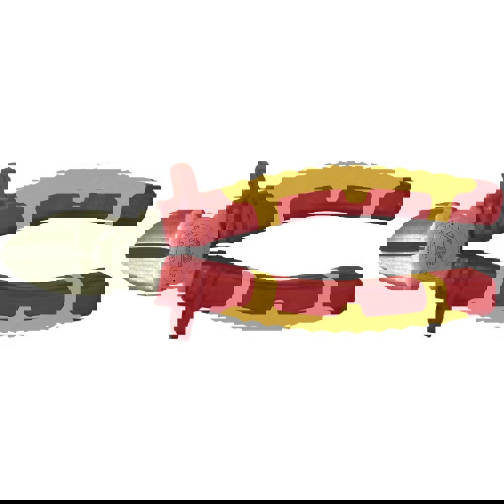 Cutting Pliers; Insulated: Yes ; Jaw Width (mm): 24.00 ; Overall Length (mm): 190.0000 ; Head Style: Oval ; Cutting Style: Standard ; Handle Material: Bi-Material