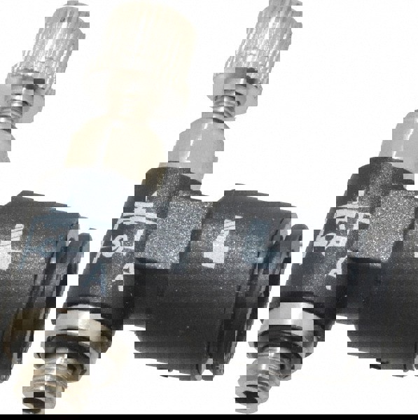 Air Flow Control Valve: Miniature Exhaust, Tube x BSPP, 6mm Tube OD, 145 Max psi