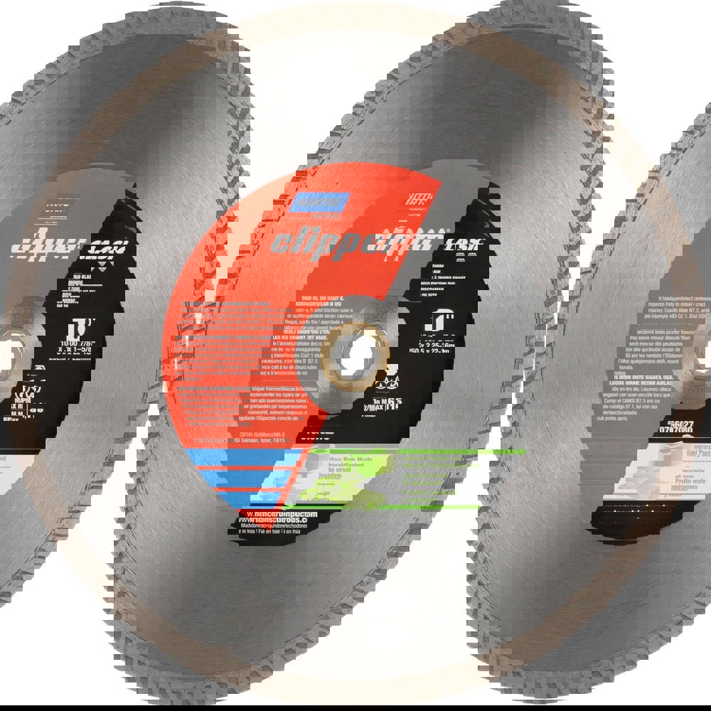 Wet & Dry Cut Saw Blade: 7