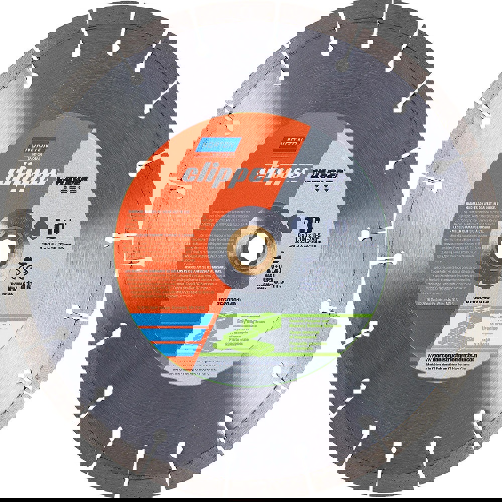 Wet & Dry Cut Saw Blade: 10