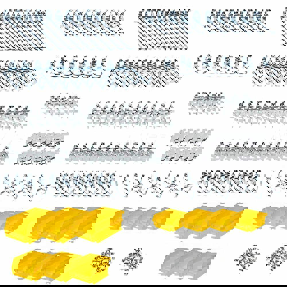 95 Piece Pegboard Hook Set, Zinc Alloy & Steel