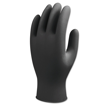 Disposable Glove: Size Large, 4.0 mil, Nitrile Coated, Nitrile, General Purpose Grade, Powder-Free
