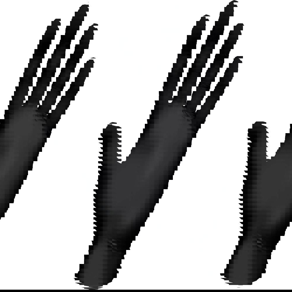Disposable Gloves: Size Small, 4 mil, Nitrile-Coated Nitrile, Industrial Grade, Unpowdered