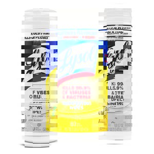 LYSOL DISF WIPE LEMON 80SH