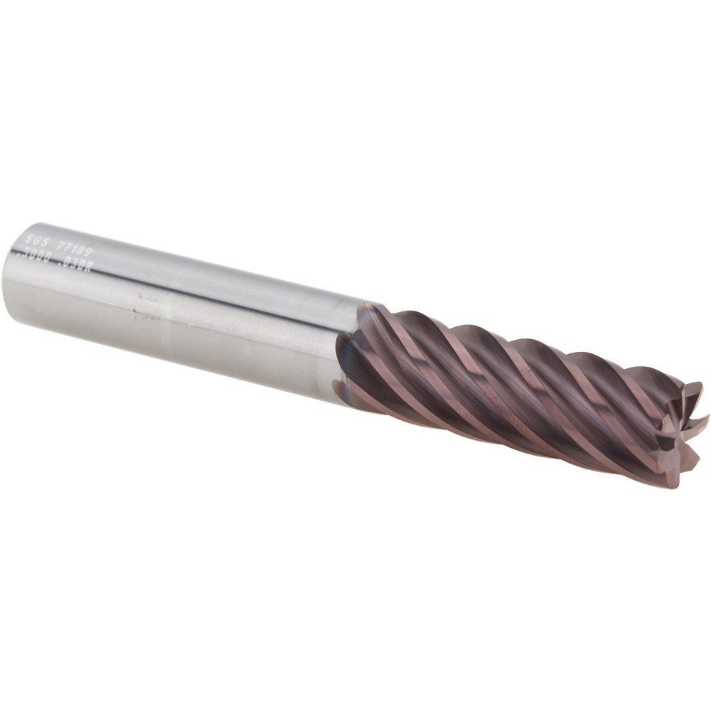 Corner Radius End Mill: 1/2