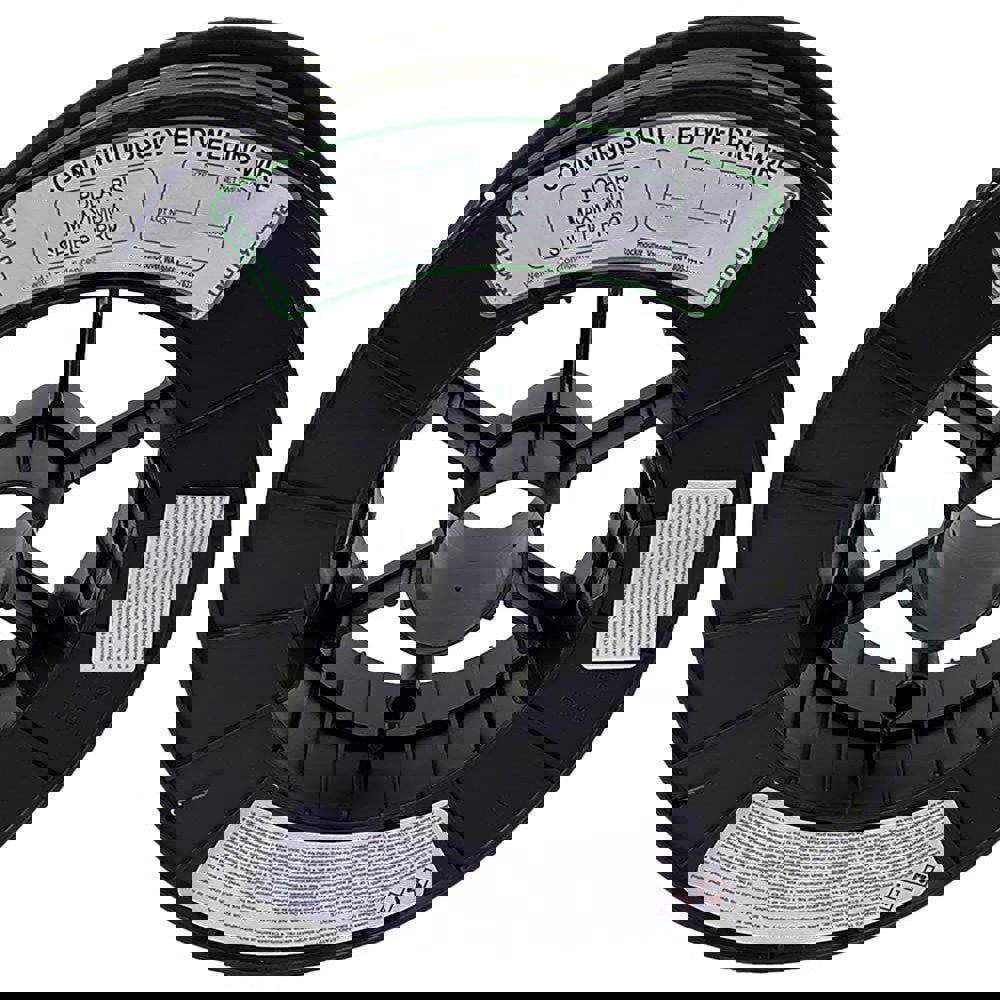 MIG Welding Wire; Wire Type: Flux Core ; Wire Diameter (Decimal Inch): 0.035 ; Tensile Strength: 90000 ; Roll Weight: 10.000 (Pounds); Wire Material: Steel Alloy ; Container Type: Plastic Spool