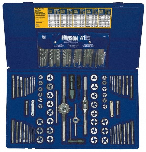 Tap & Die Set: 6-1/2