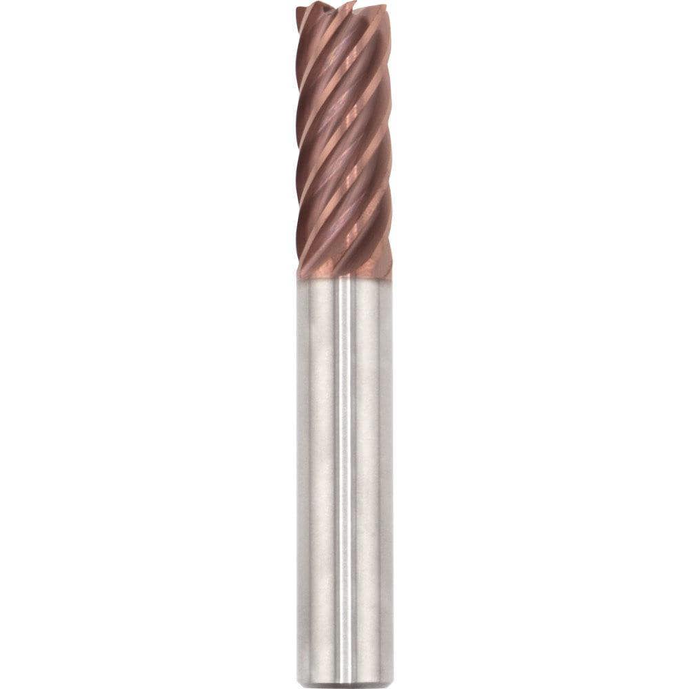 Corner Radius & Corner Chamfer End Mills; Mill Diameter (Inch): 1/2 ; Mill Diameter (Decimal Inch): 0.5000 ; Mill Diameter (mm): 12.70 ; Number Of Flutes: 7 ; Length of Cut (Inch): 1-1/2 ; Length of Cut (mm): 38.1000