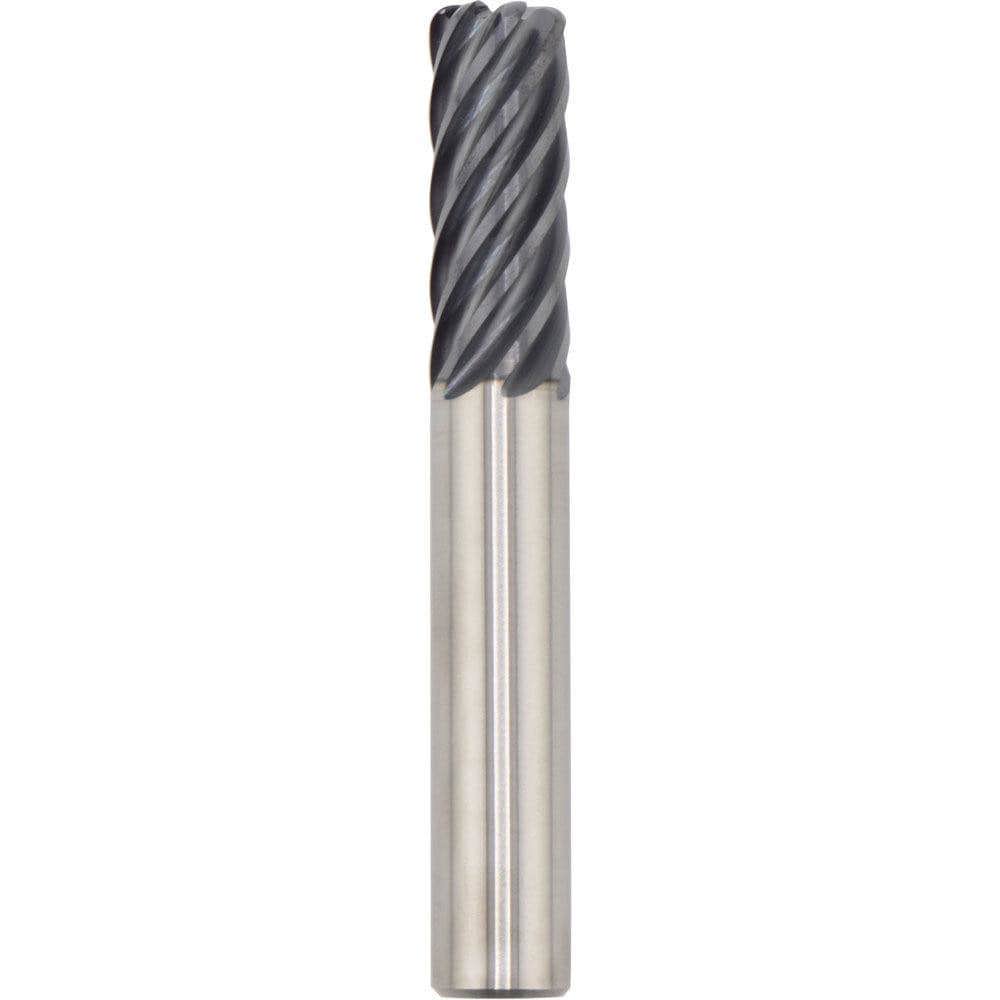 Corner Radius & Corner Chamfer End Mills; Mill Diameter (Inch): 1/2 ; Mill Diameter (Decimal Inch): 0.5000 ; Mill Diameter (mm): 12.70 ; Number Of Flutes: 7 ; Length of Cut (Inch): 2 ; Length of Cut (mm): 50.8000