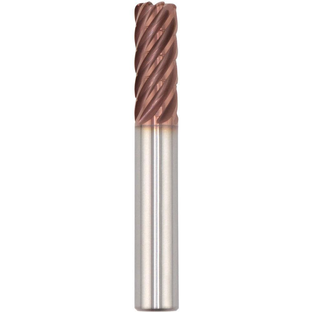 Corner Radius & Corner Chamfer End Mills; Mill Diameter (Inch): 5/8 ; Mill Diameter (Decimal Inch): 0.6250 ; Mill Diameter (mm): 15.88 ; Number Of Flutes: 7 ; Length of Cut (Inch): 1-7/8 ; Length of Cut (mm): 47.6300