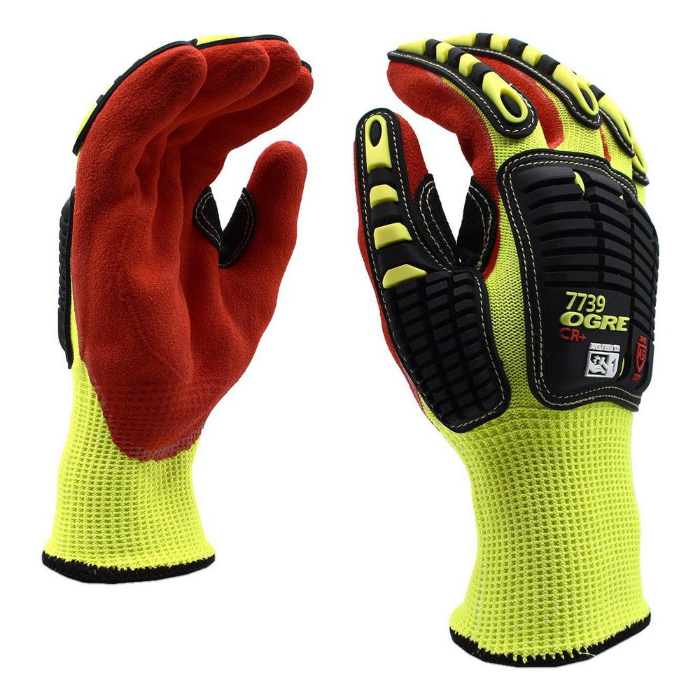 Cut, Puncture & Abrasive-Resistant Gloves: Size S, ANSI Cut A5, ANSI Puncture 4, Nitrile, HPPE