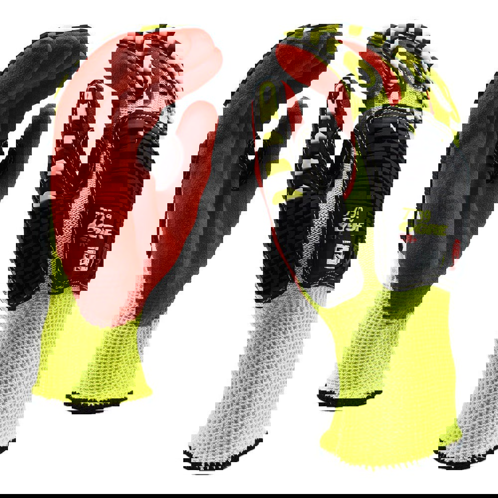 Cut, Puncture & Abrasive-Resistant Gloves: Size 2XL, ANSI Cut A5, ANSI Puncture 4, Nitrile, HPPE