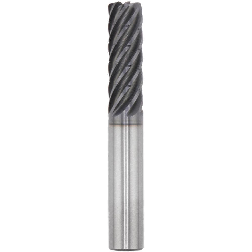 Corner Radius & Corner Chamfer End Mills; Mill Diameter (Inch): 5/8 ; Mill Diameter (Decimal Inch): 0.6250 ; Mill Diameter (mm): 15.88 ; Number Of Flutes: 7 ; Length of Cut (Inch): 2-1/2 ; Length of Cut (mm): 63.5000