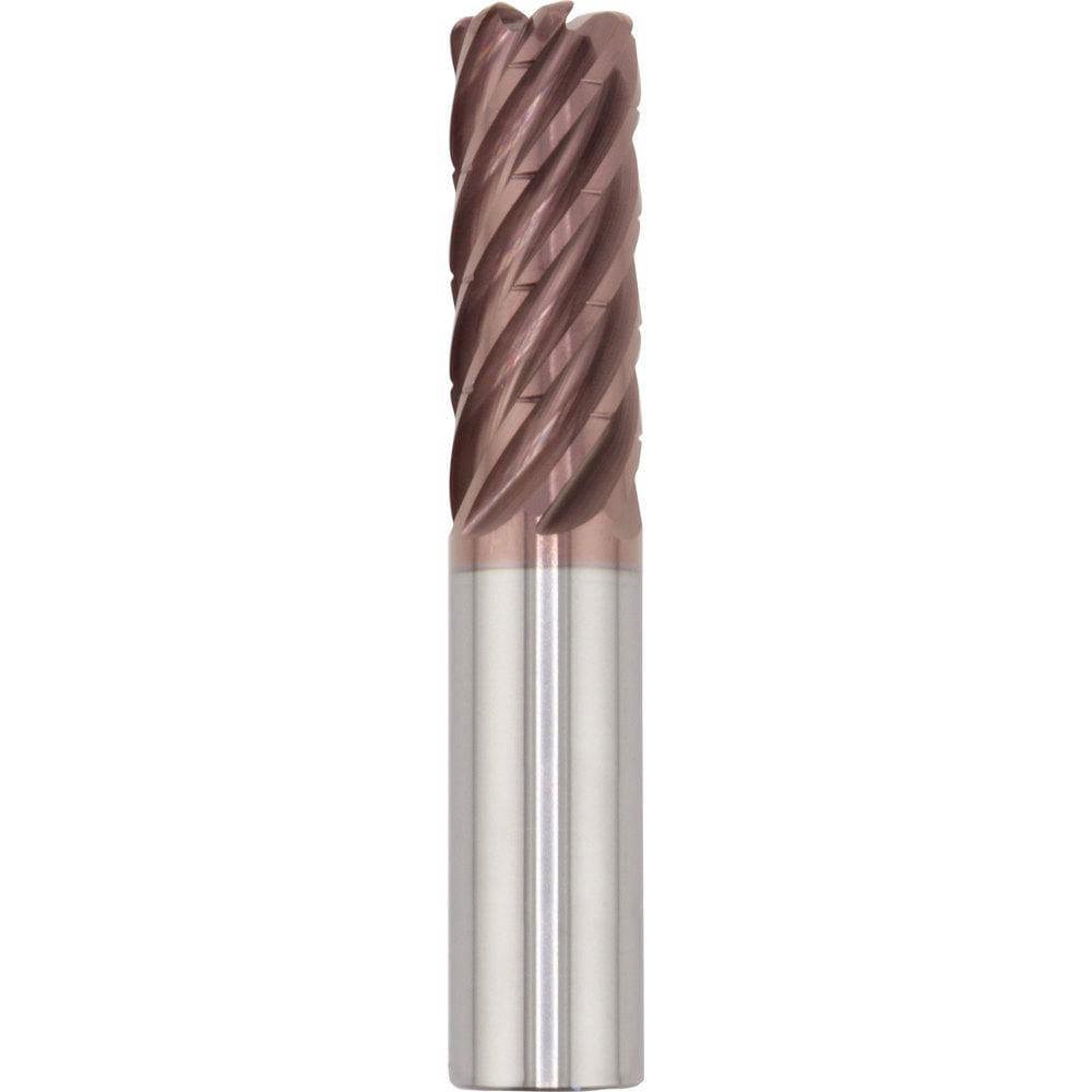 Corner Radius & Corner Chamfer End Mills; Mill Diameter (Inch): 3/4 ; Mill Diameter (Decimal Inch): 0.7500 ; Mill Diameter (mm): 19.05 ; Number Of Flutes: 7 ; Length of Cut (Inch): 3 ; Length of Cut (mm): 76.2000
