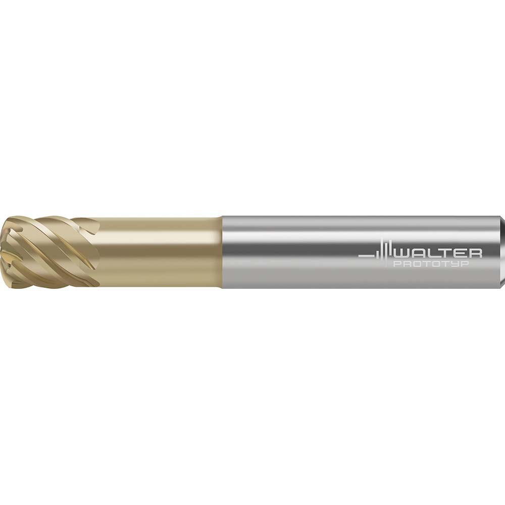 Corner Radius End Mill Head: 6 Flutes