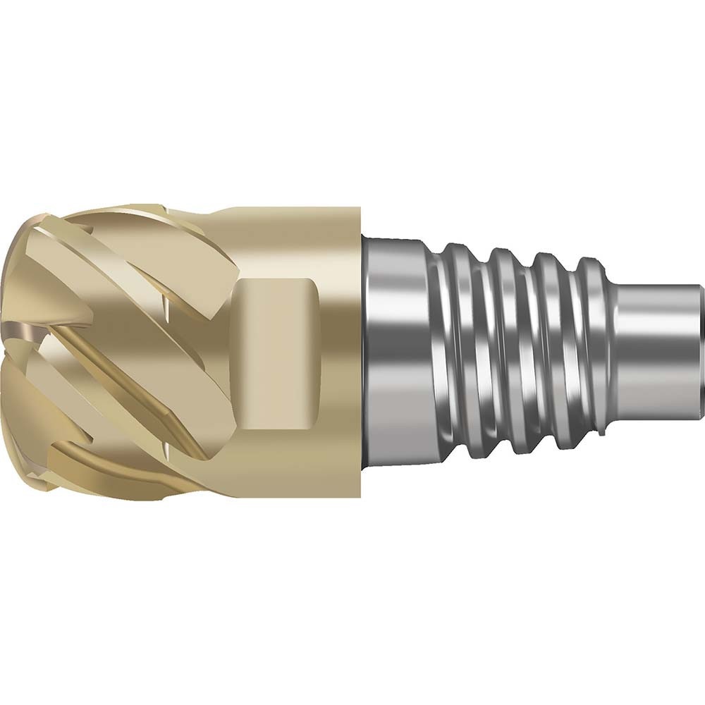 Corner Radius & Corner Chamfer End Mill Heads; Mill Diameter (mm): 25.00 ; Length of Cut (mm): 25.6 ; Number Of Flutes: 6 ; Overall Length (mm): 49.6 ; Corner Radius (mm): 3 ; End Mill Material: Solid Carbide