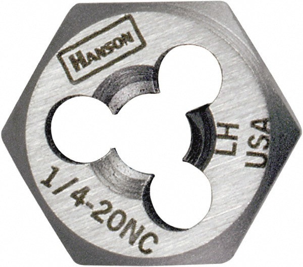 Hex Rethreading Die: 3/4-10, Left Hand, Carbon Steel