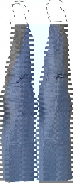 Disposable Bib Apron: Blue