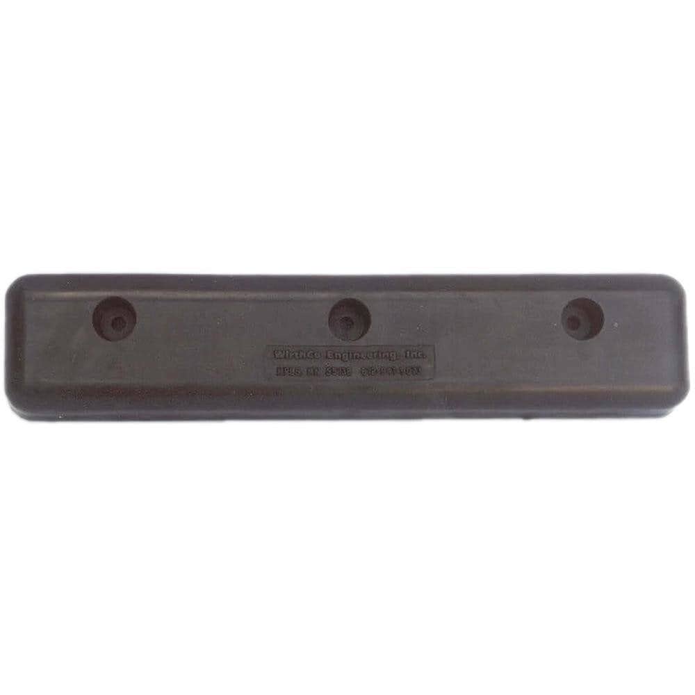Bumpers; Mount Type: Screw ; Bumper Material: Rubber ; Shape: Rectangular ; Overall Width: 12 ; Overall Height: 2.5in ; Color: Black