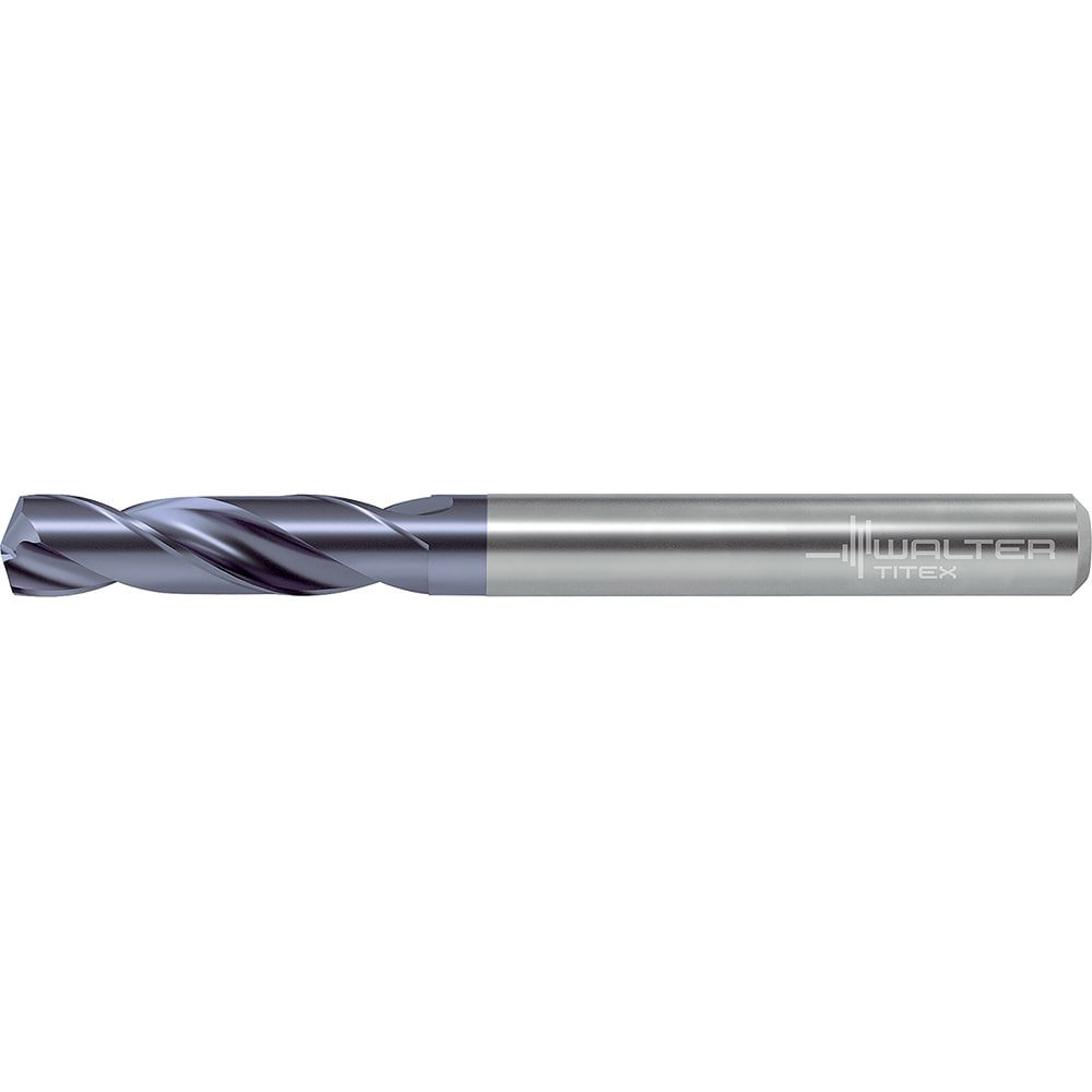 Screw Machine Length Drill Bit: 1.82 mm (0.0717) Dia, 140 deg, Solid Carbide