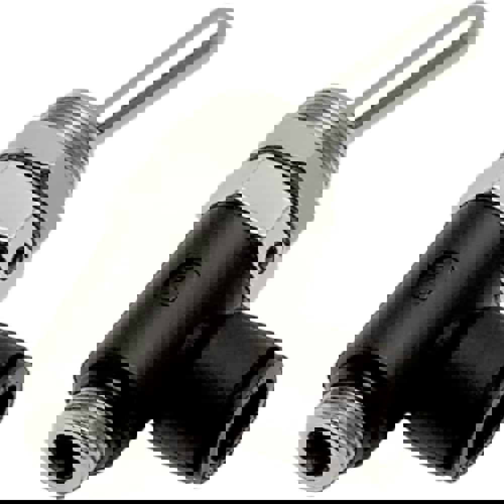 Push-To-Connect Tube Fitting: Manually Operated 3-Way Venting Valve, 1/4