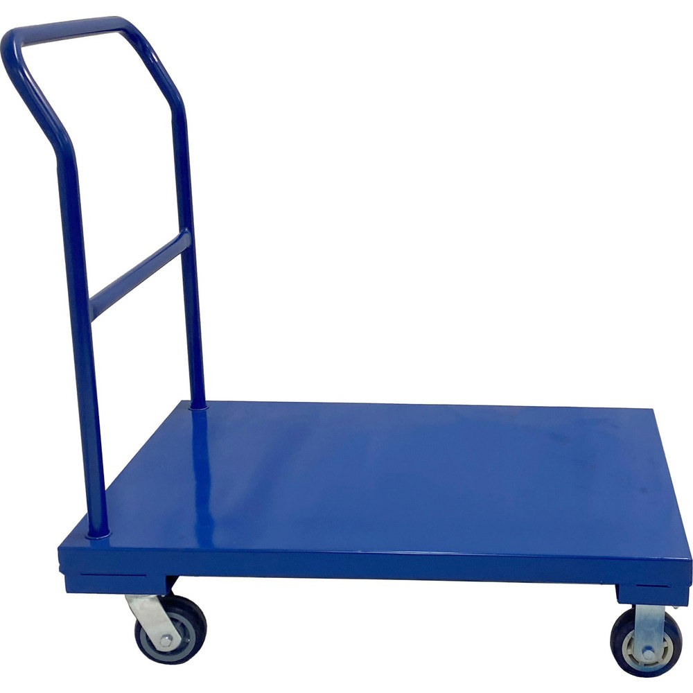 Bar, Panel & Platform Trucks; Truck Type: Flatbed ; Load Capacity: 2000 lb ; Platform Profile: Flushed ; Platform Style: Solid ; Height (Inch): 43-21/32 ; Deck Surface: Smooth