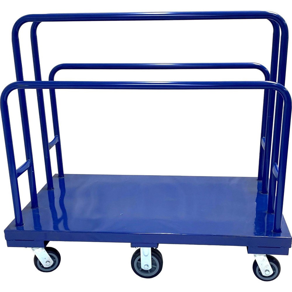 Bar, Panel & Platform Trucks; Truck Type: Lumber Cart ; Load Capacity: 2000 lb ; Platform Profile: Flushed ; Platform Style: Solid ; Height (Inch): 48-57/64 ; Deck Surface: Smooth