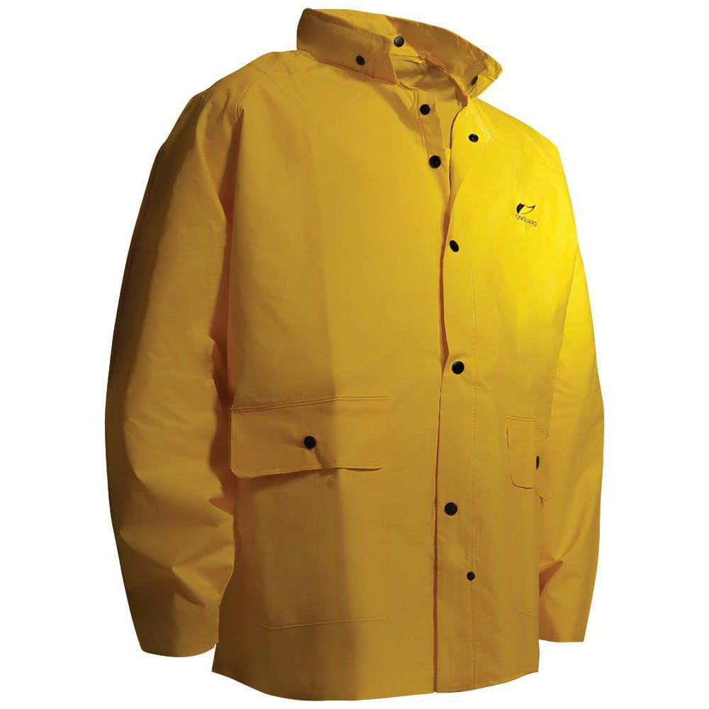Rain & Chemical Wear; Garment Style: Suit with Pants ; Size: 2X-Large ; Gender: Unisex ; Color: Yellow ; Material: PVC on Polyester ; Garment Type: General Purpose; Rain