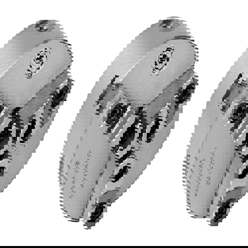 Self-Centering Manual Lathe Chuck: 3-Jaw, 6-1/4