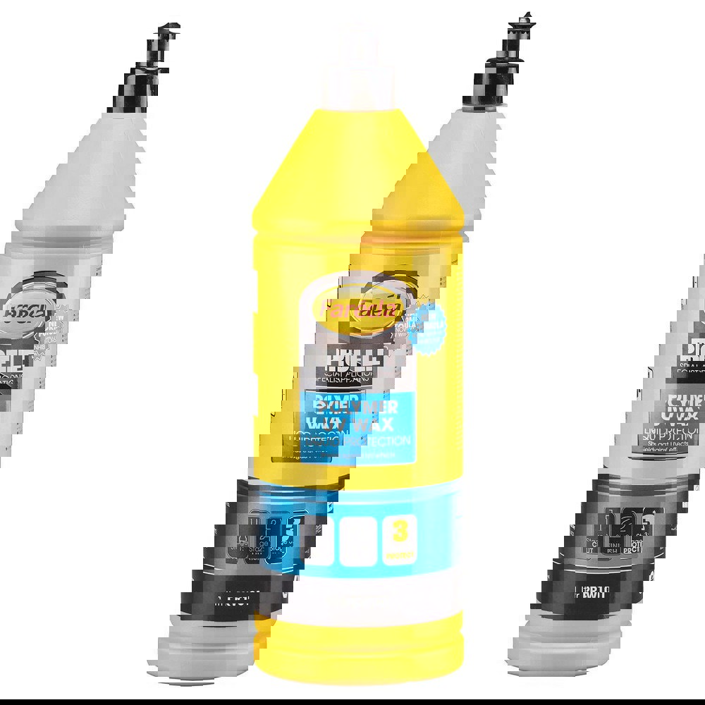 1 Liter Plastic Bottle Farecla Profile Liquid Polymer UV Wax