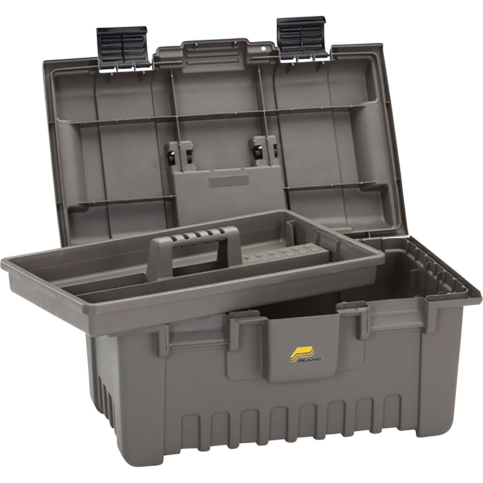 Tool Boxes, Cases & Chests; Type: Tool Tray ; Color: Gray ; Material: Plastic ; Material Family: Plastic ; Depth (Inch): 13-1/2 ; Height (Inch): 11