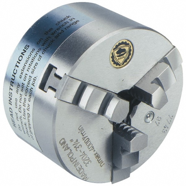 Self-Centering Manual Lathe Chuck: 3-Jaw, 25