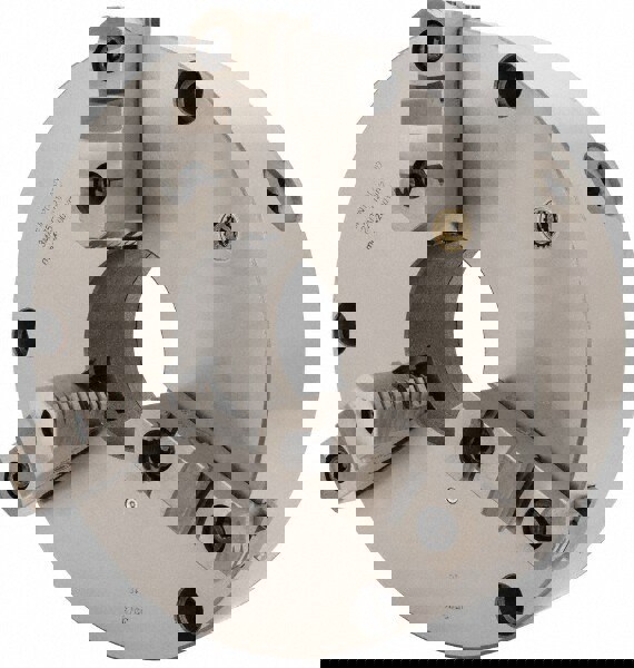 Self-Centering Manual Lathe Chuck: 3-Jaw, 12-1/2
