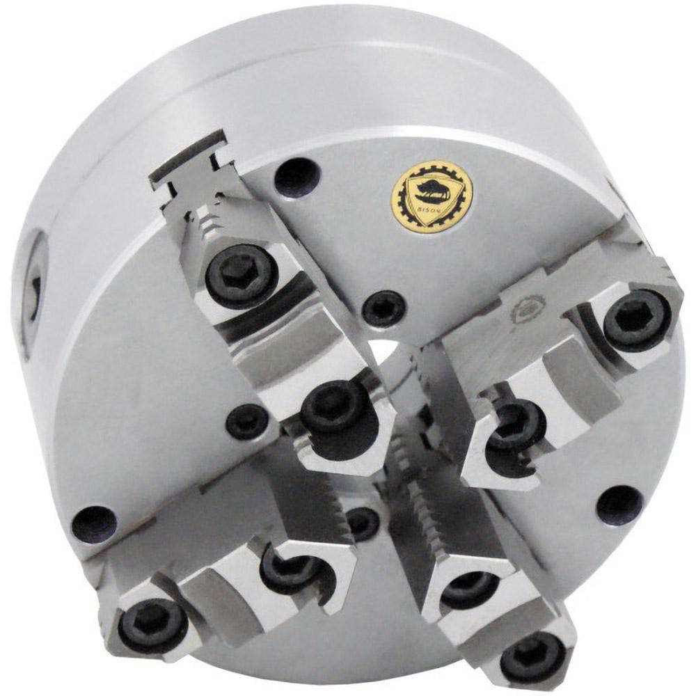 Self-Centering Manual Lathe Chuck: 4-Jaw, 8