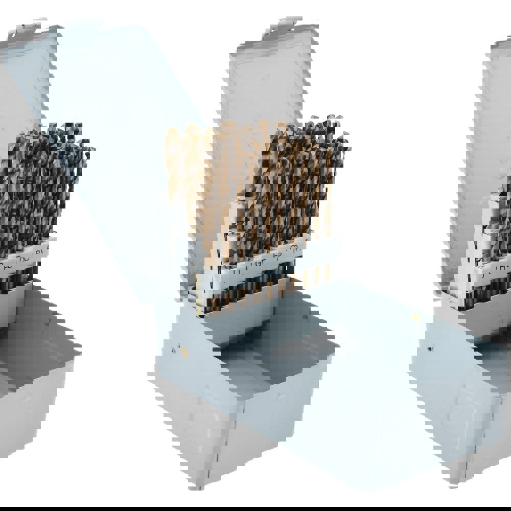 Drill Bit Set: Jobber Length Drill Bits, 26 Pc, 0.234