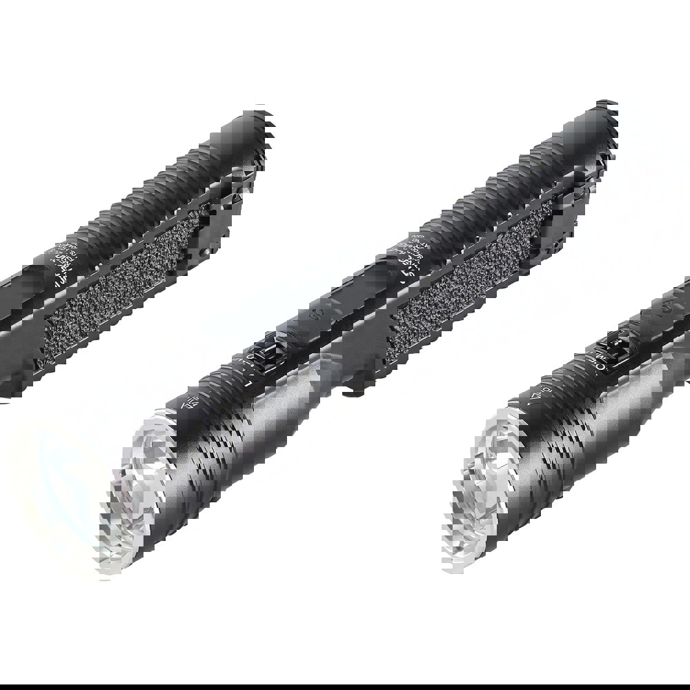 Flashlights; Flashlight Type: Handheld ; Bulb Type: LED ; Material: Aluminum ; Beam Distance: 315 ; Number Of Light Modes: 4 ; Batteries Included: Yes