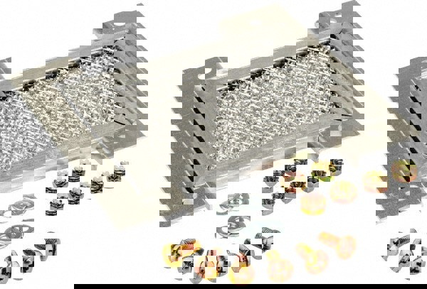 Electrical Enclosure Filter: Steel, Use with Enclosure Louver Plate Kits