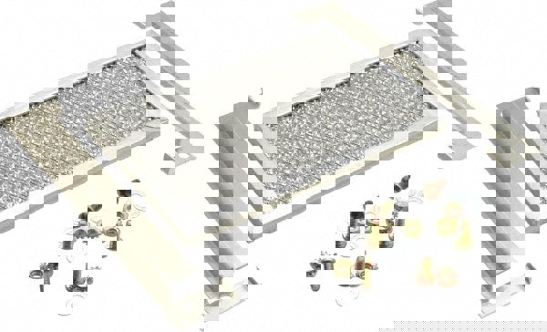 Electrical Enclosure Filter: Steel, Use with Enclosure Louver Plate Kits